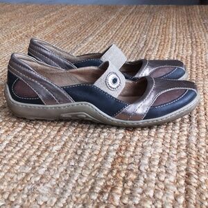 Josef Seibel Mary Jane-style leather slip-ons
